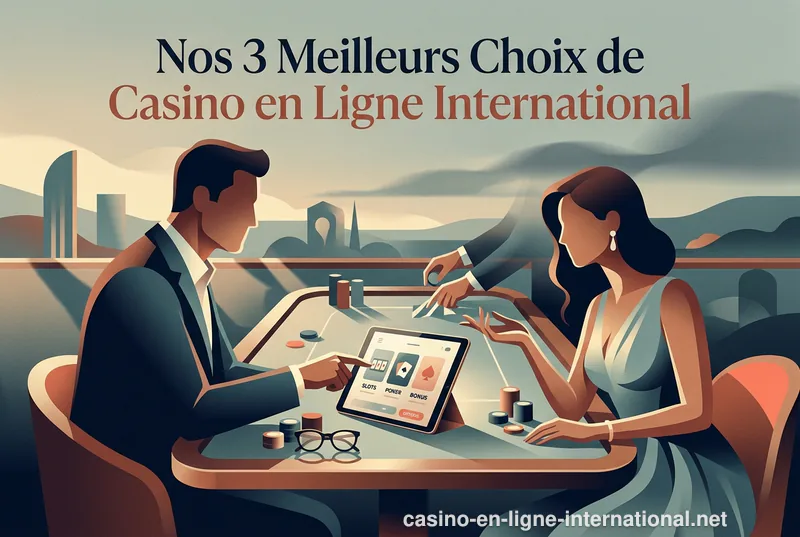 Nos 3 Meilleurs Choix de Casino en Ligne International